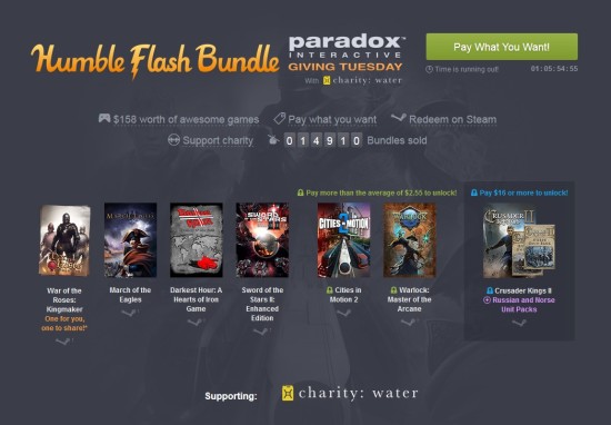 Humble Bundle Paradox Interactive