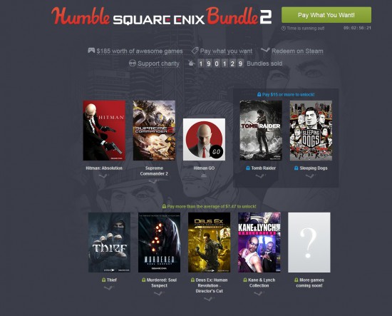 Humble Bundle Square Enix 2